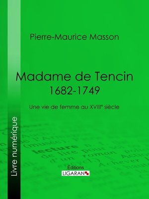 cover image of Madame de Tencin (1682-1749)